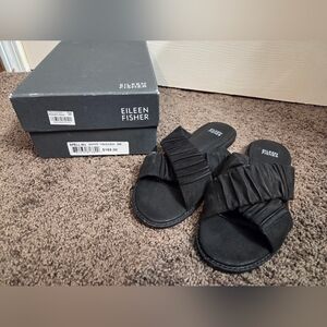 Eileen Fisher Women's Black Sandals